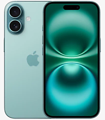 Apple iPhone 16 512 nanoSim/eSim (JP;IN;EU;AE) Бирюзовый