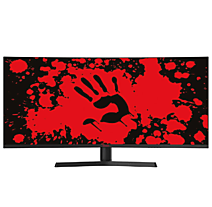 Монитор Bloody MN340W черный VA LED 1ms 21:9 HDMI M/M матовая HAS Piv 300cd 178гр/178гр 3440x1440 180Hz FreeSync