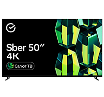 65" Телевизор Sber SDX 65U4139 черный 3840x2160, 4K Ultra HD, 60 Гц, Wi-Fi, Smart TV, Салют ТВ