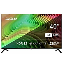 40" Телевизор Digma DM-LED40SBB36 черный 1920x1080, Full HD, 60 Гц, WiFi Smart TV